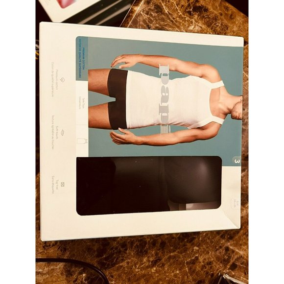 New PAPI Tank Top Square Neck 3-Pack BLACK Men - Picture 3 of 5